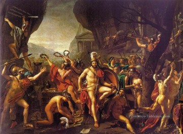  thé - Leonidas à Thermopylae néoclassicisme Jacques Louis David